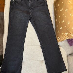 JBD mid rise jeans cropped boot cut size 28